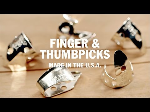 Dunlop 33P.018 Metal Finger Pick and Thumb Pack