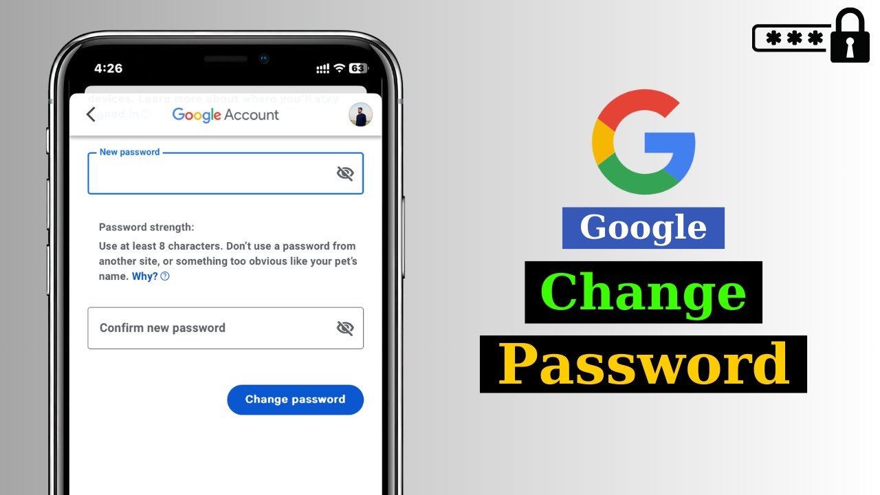 How To Change Google Account Password in 2024 (Full Guide) - YouTube