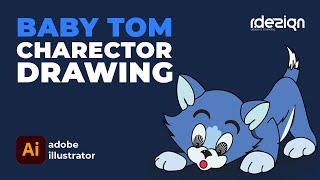 Cat Cartoon Character Design | Speed Art in illustrator - #2