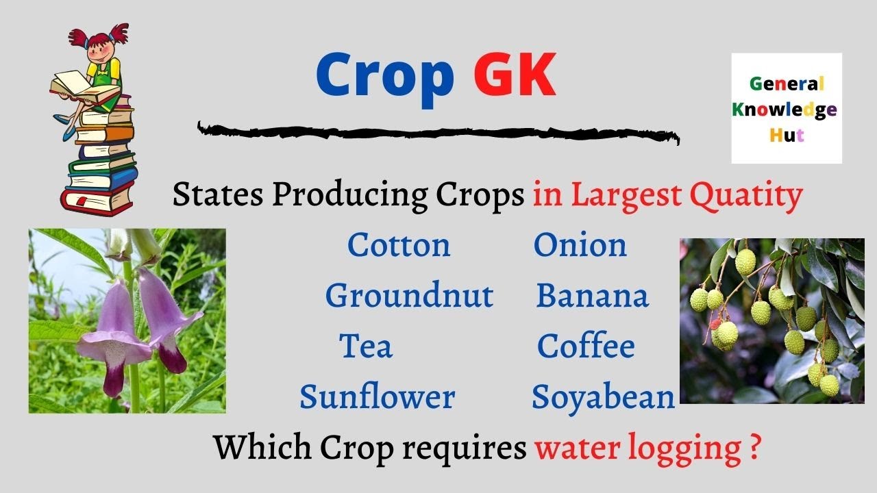 Crop Production GK | Botany General Knowledge | Commonly asked questions in Exam |