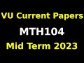 mth104 Midterm Currently paper Spring 2023|mth104 Midterm preparation 2023 mth104 Midterm Exams 2023