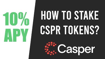 How to stake/delegate CSPR Tokens - and get 10% APY