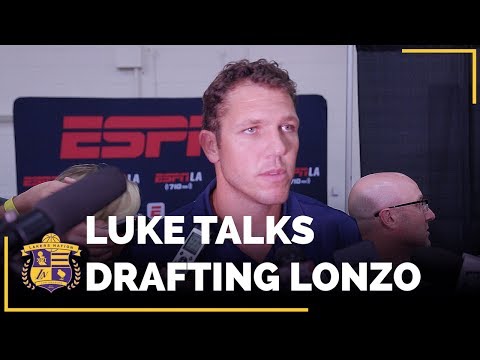 Luke Walton Reacts To Lakers Drafting Lonzo Ball At No. 2