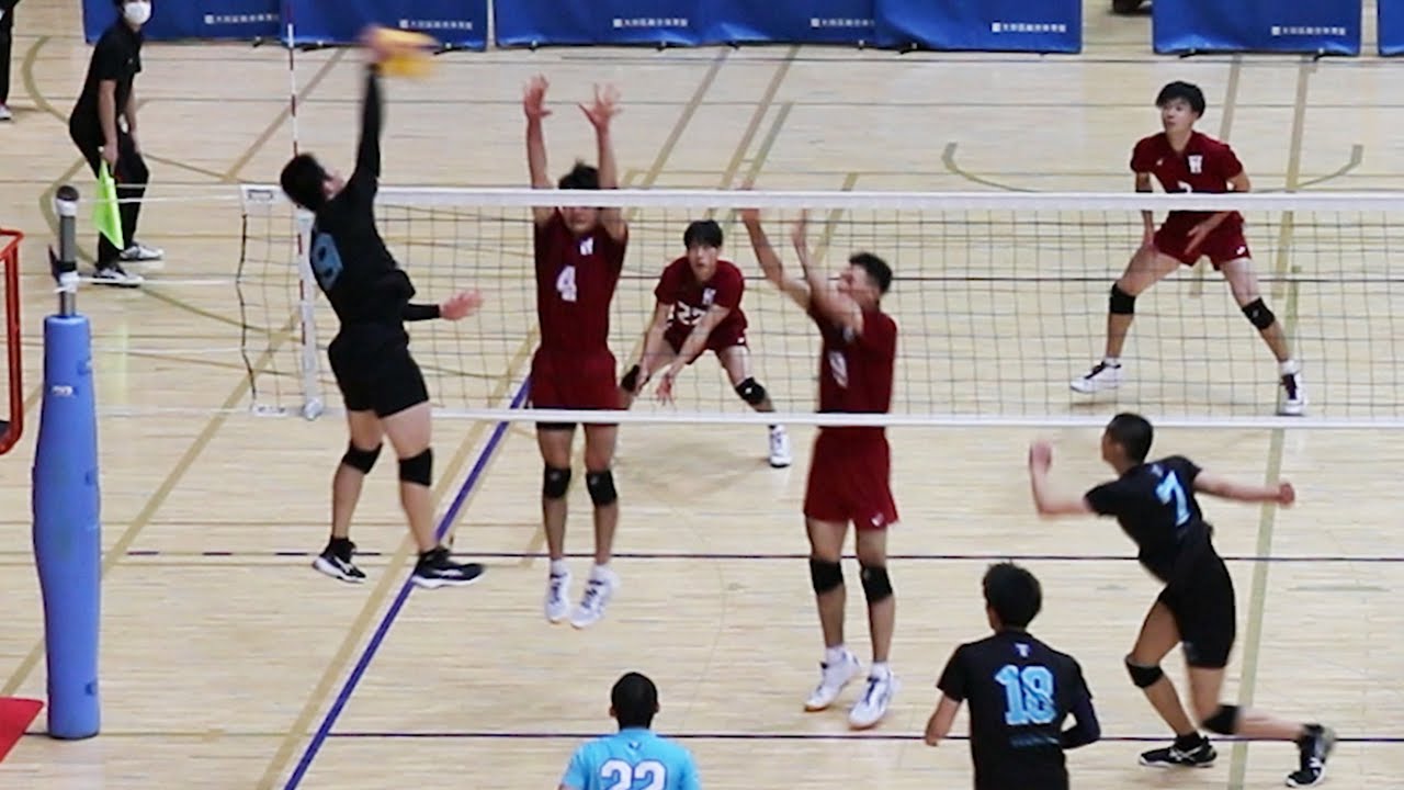 筑波大 vs 早稲田大 第４セット　垂水優芽、水町泰社、柳田歩輝、荒尾怜音、牧大晃　＜全日本インカレ2022＞＜男子バレーボール＞