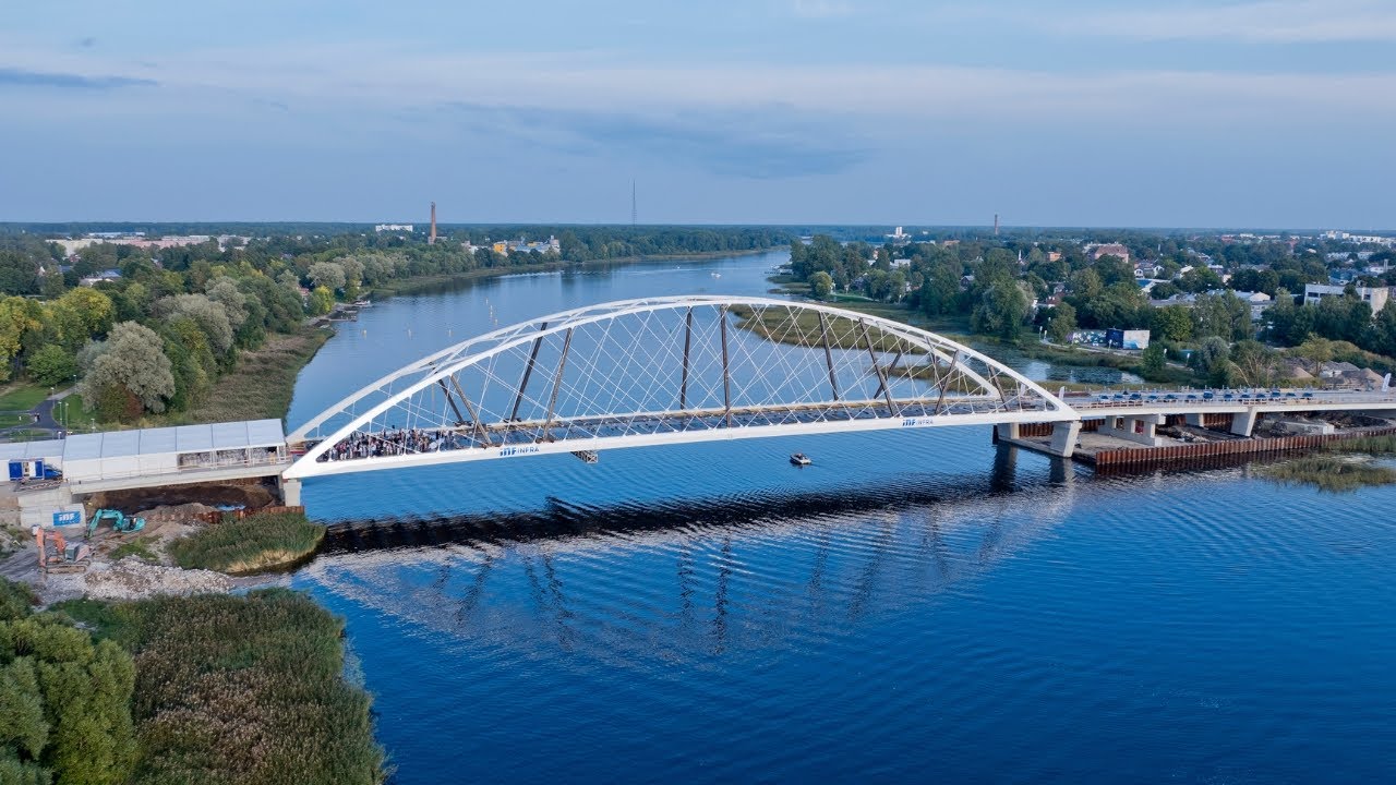 Historic Moment: Final Placement of Pärnu’s New Bridge