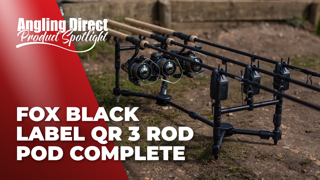Fox Black Label QR 3 Rod Pod Complete Kit Carp fishing tackle 