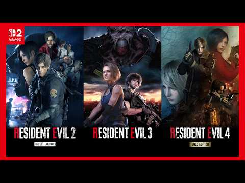 Resident Evil 2, Resident Evil 3, Resident Evil 4 - Nintendo Switch 2 Announcement Trailer
