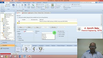 Lecture 32: Simulation of a Splitter along with Calculator Block in Aspen
