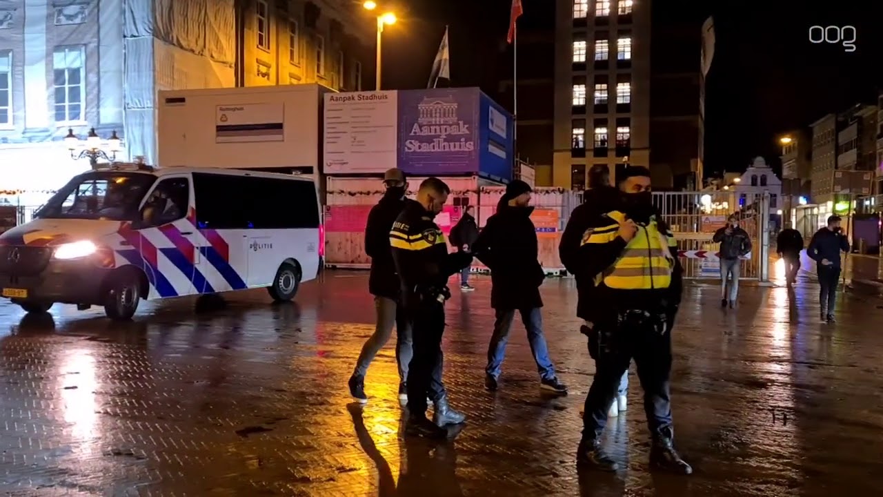 Politie stuurt tientallen mensen van Grote Markt, supermarkten wederom eerder dicht