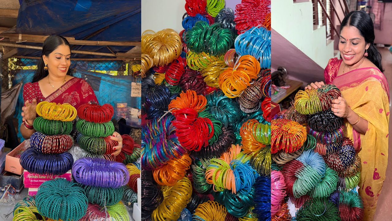 Браслеты из бутылок, которые можно приобрести по низким ценам в храме Падманабхасвами, также можн...