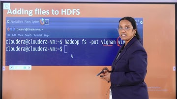 File management tasks in Hadoop