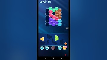 BLOCK HEXA PUZZLE LEVEL 30 ANSWERS BLENDED A LEVEL PACK