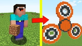 НУБ ПРОТИВ СПИННЕР ИЗ ЛАВЫ В МАЙНКРАФТ ! КАК СДЕЛАТЬ ЛАВОВЫЙ СПИННЕР В MINECRAFT ! FIDGET SPINNER