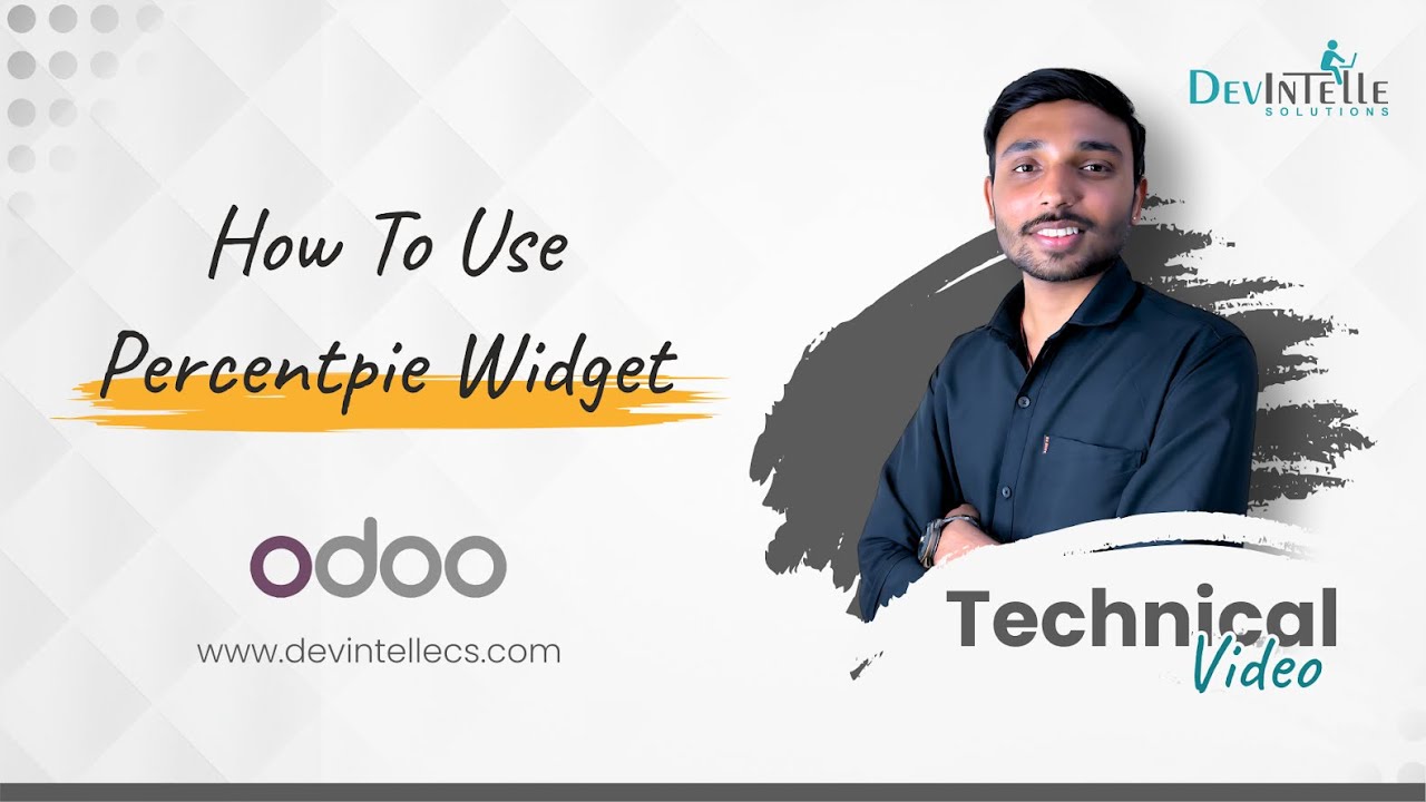 How To Use Percentpie Widget In Odoo 