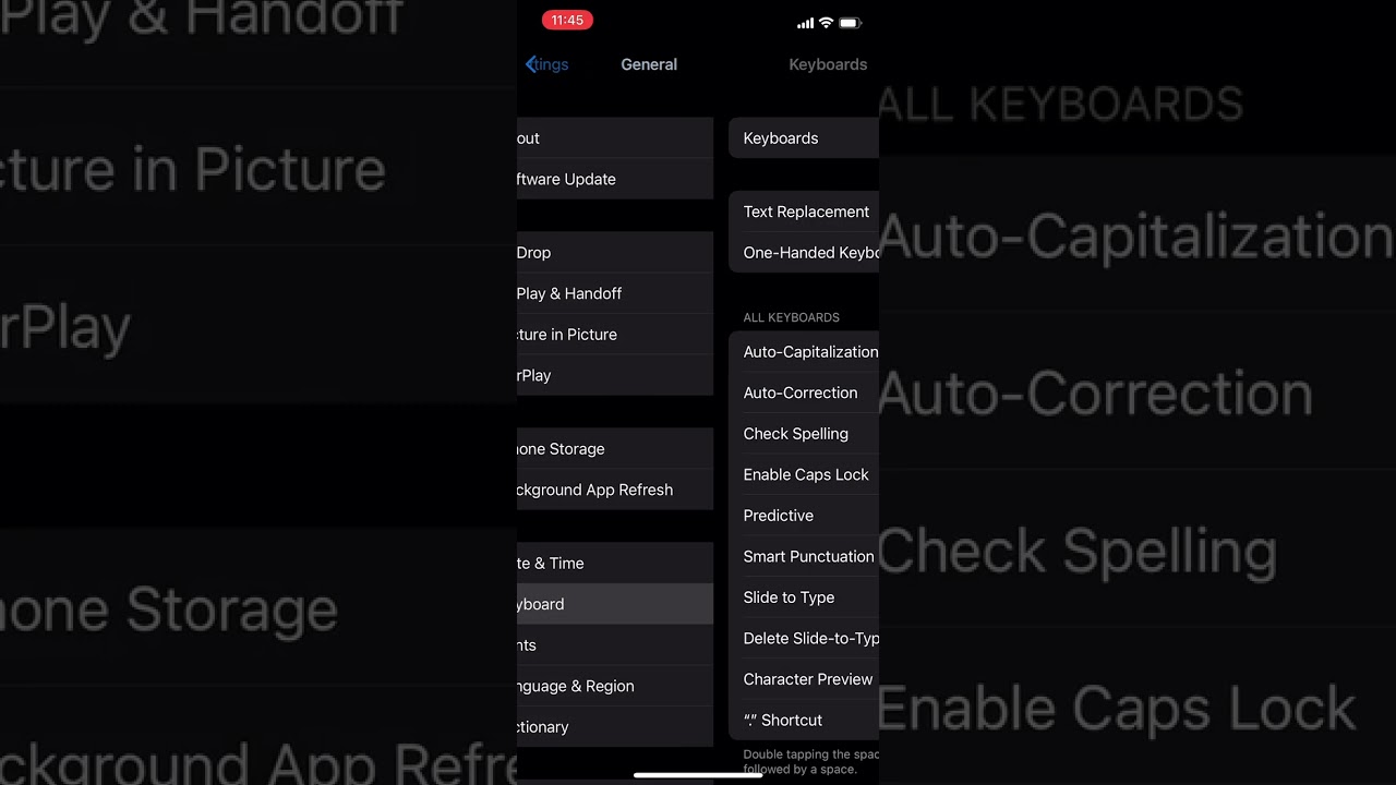 Enable or disable Auto-Capitalization on your iPhone