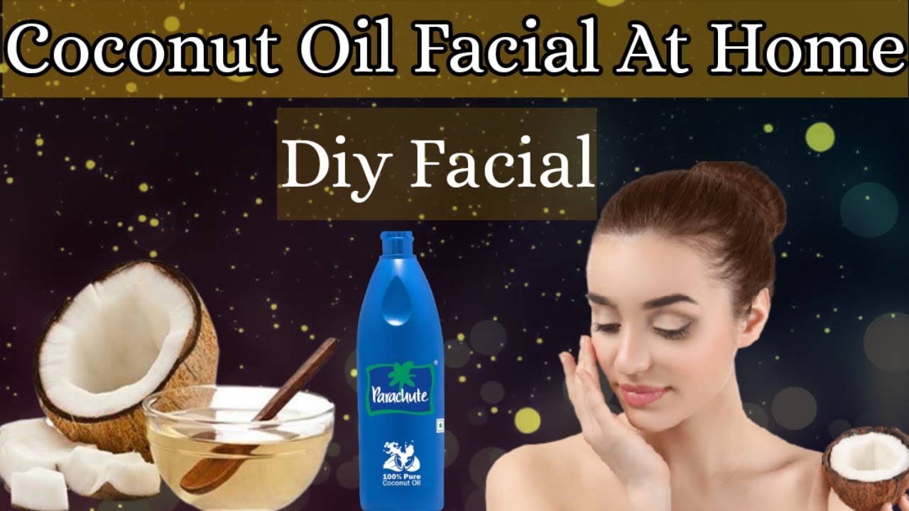 Coconut Oil Facial At Home /🥥Diy facial / Instant Glow Facial /Glow In
