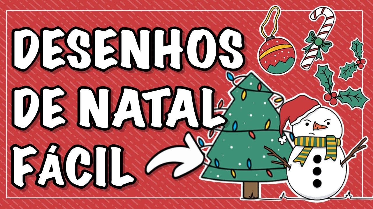 COMO FAZER DESENHOS FÁCEIS DE NATAL - YouTube