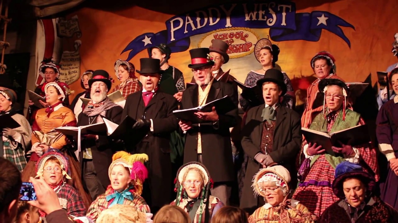 Christmas Carols at the Great Dickens Christmas Fair 2017