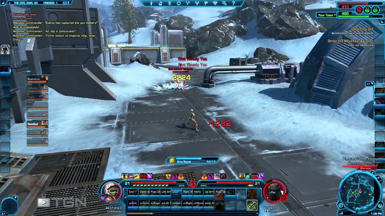 SWTOR: Trooper PvP Tips # 2 (Commando Gunnery PvP) Gameplay ft. Rectified - TGN - WAY