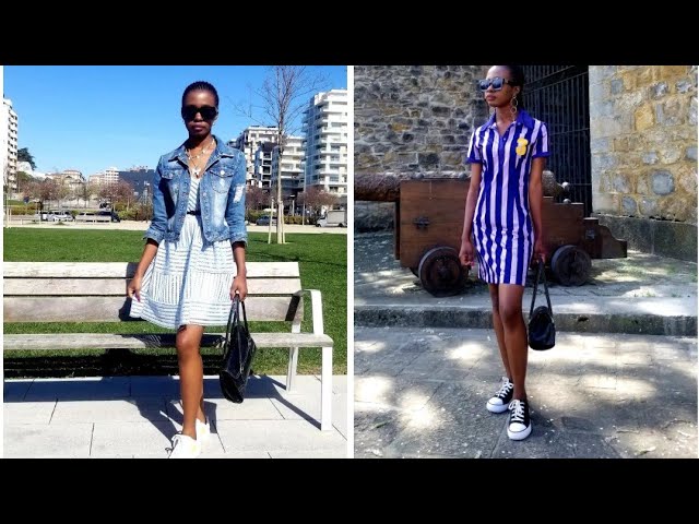 How to Wear a Dress With Sneakers