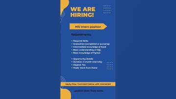 🔥MIS Internship Work From Home | Dhruv Research | Excel, SQL, Python | Paid Internship!#shorts #job