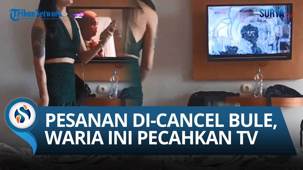 VIRAL! Waria Ngamuk Di-cancel Bule Sampai Pecahkan TV, Netizen: Pesan Wonder Women yang Datang Thor