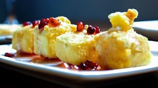 Zkuste Smažený Sýr Jinak. Smažte Na Špejli A Pokapejte Marmeládou Či Medem