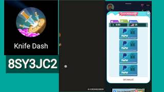 How to earn money online with Knife Dash to 10$ - 100$ | Free Paypal money online screenshot 5