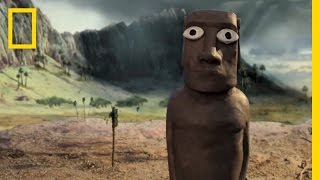 Easter Island Animation—How Were the Giant Statues Moved? | National Geographic