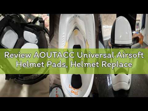 Review AOUTACC Universal Airsoft Helmet Pads, Helmet Replacement Foam Padding Kits Set Accessories M