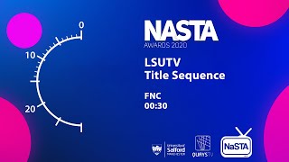 FNC - Title Sequence | NaSTA 2020 | LSUTV