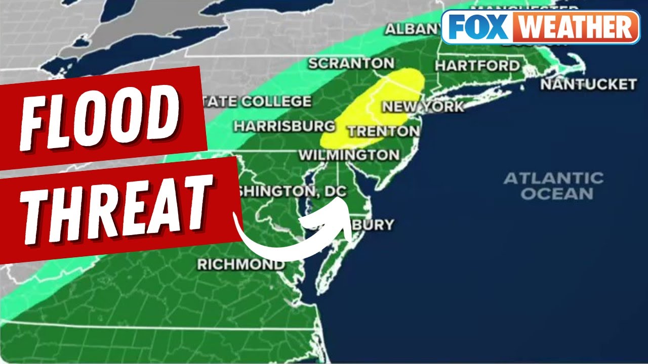 Northeast Braces For Rain, Flooding Threat Starting Tuesday - YouTube