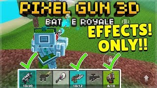 YOU CAN ONLY USE THE EFFECTS WEAPONS BATTLE ROYALE CHALLENGE! | Pixel Gun 3D
