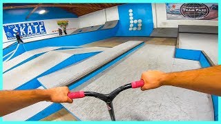 SCOOTERING AT BRAILLE 2.0 SKATEPARK!