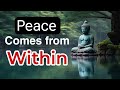 Peace comes from within  buddha bless you