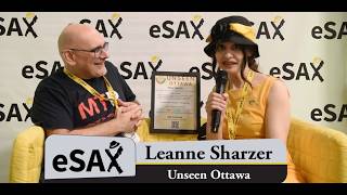 Leanne Sharzer of Unseen Ottawa discussing homelessness and community action in Ottawa