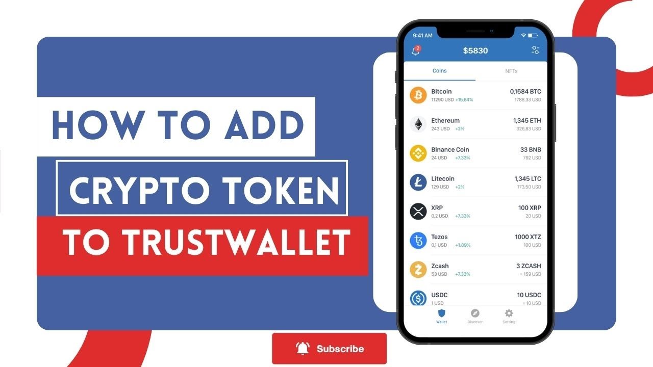 how-to-import-crypto-token-to-trust-wallet-youtube