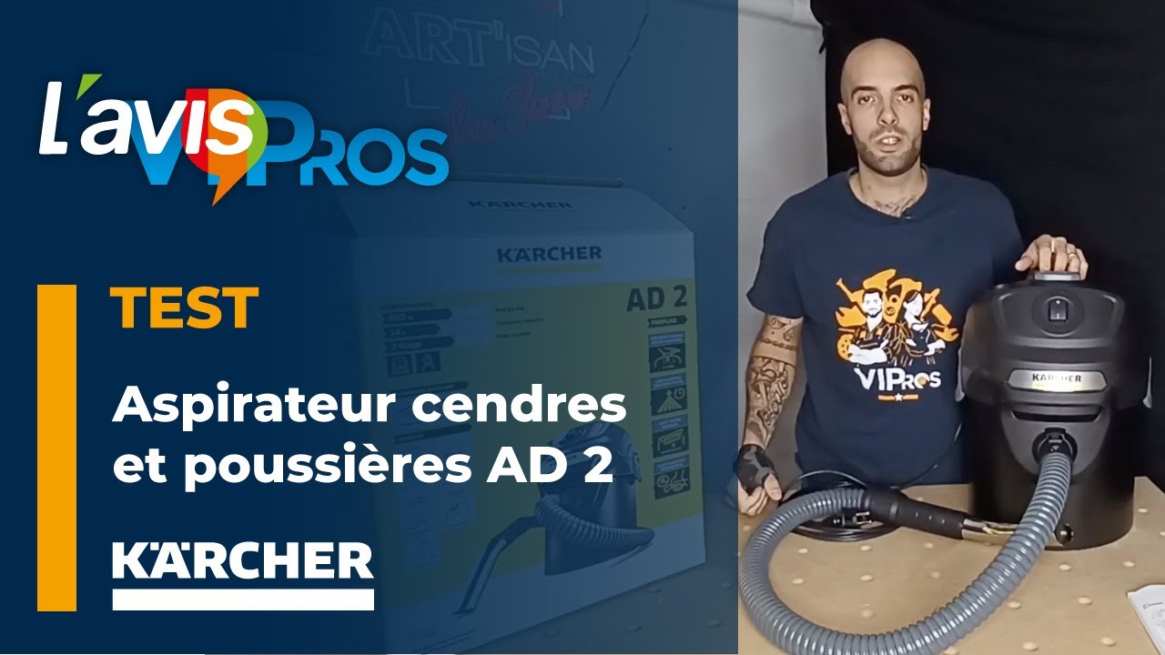 Test de l'aspirateur AD 3200 Kärcher - Zone Outillage