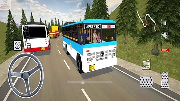 Tata Bus Driving in Bharat Bus Simulator - 3D Game Android Gameplay | Indian Bus Simulator 2024