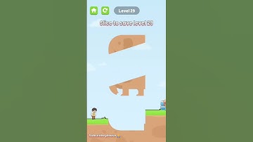 Slice to save/level 29 | funny game 2023 | new Android game 2023 #shorts #gaming #funny #slicetosave
