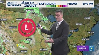 San Angelo, Abilene Weather: Hot start to Fall followed by a front