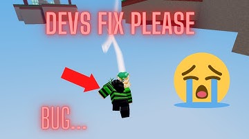 Devs, Fix This, PLEASE (Roblox Bedwars)