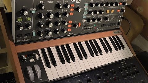 Behringer Poly D - one song- one synth - episode 1 - "drum sound design"