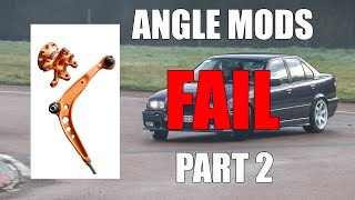 V10 : E36 Poor Man's Angle Kit Install PART 2 FAIL