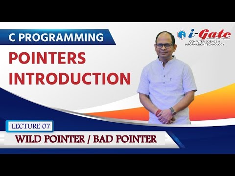 Lect 07 | Pointer's | Wild Pointer | Bad Pointer | GATE-PSUs-NET | CSE-IT | i-Gate Bhilai