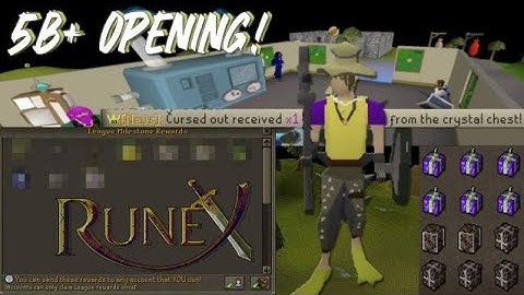 WE OPENED 5 BILLION GP WORTH OF STUFF?!?! BANK WAS MADE! RuneX RSPS RTAU Ep. 5 +$100 Giveaway!