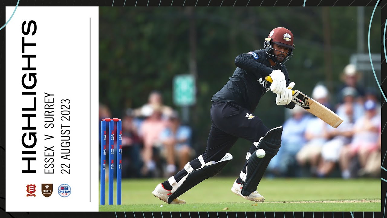 Highlights: Surrey win last ball thriller against Essex as Ryan Patel scores brilliant century