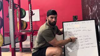 Barbell Back Squat 1RM Testing