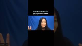 Thalia Tran talks setting the foundation for seasons 2+3 of #avatarthelastairbender #fyp Profile