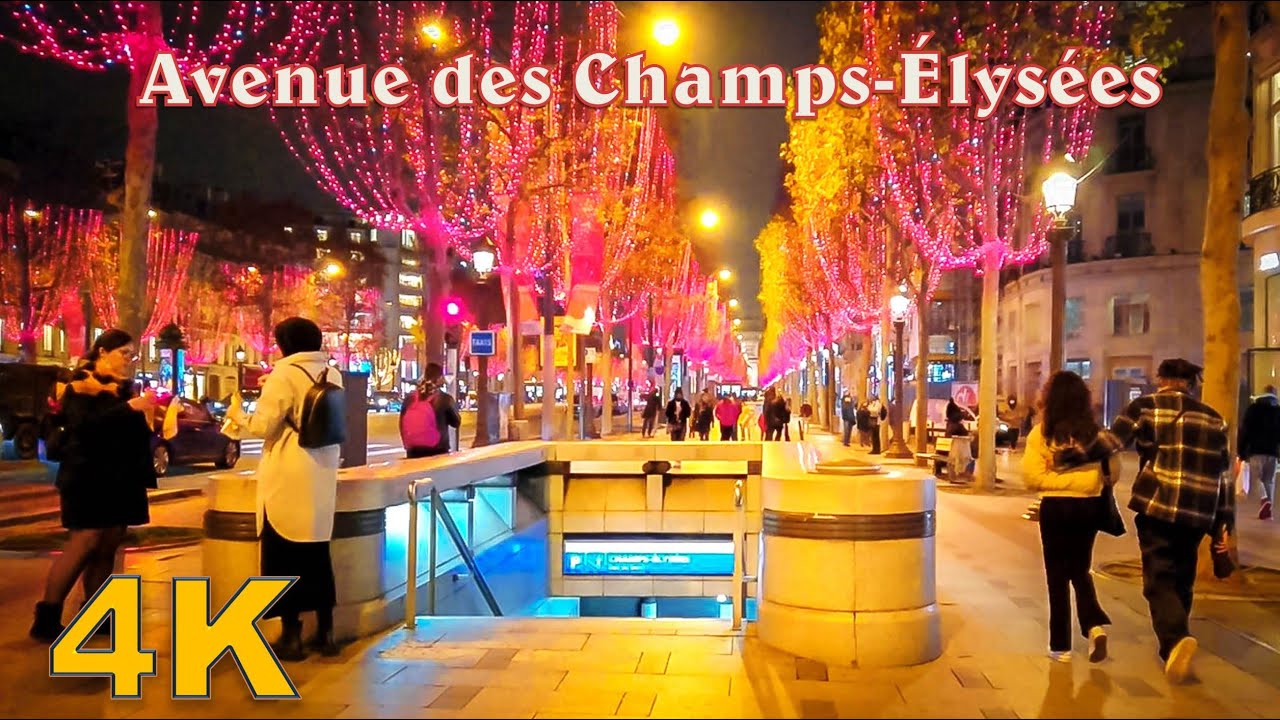 CHRISTMAS LIGHTS in PARIS 2020 Avenue des ChampsÉlysées YouTube